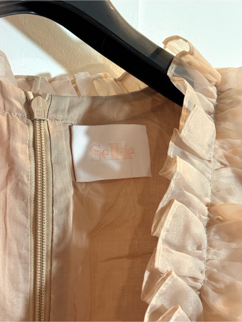 Selkie Sparrow Marie Dress - Blush Pink Ruffle Dress (VERY NEW) - Picture 9 of 9